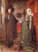 EYCK, Jan van Giovanni Arnolfini and His Wife Giovanna Cenami Germany oil painting artist
